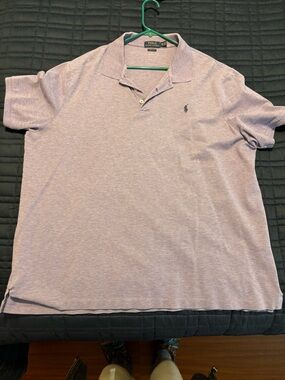 Polo by Ralph Lauren Men’s Heather Lavender Polo